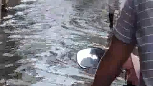 नगर पालिका जलालाबाद की खुली पोल हल्की बारिश में ही गलियों में हुआ जल भराव