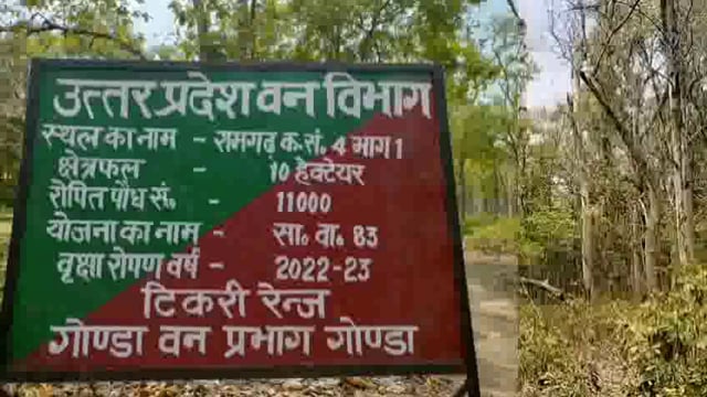 गोंडा जिले के टिकरी जंगल को जल्द मिलेगी नई पहचान। 