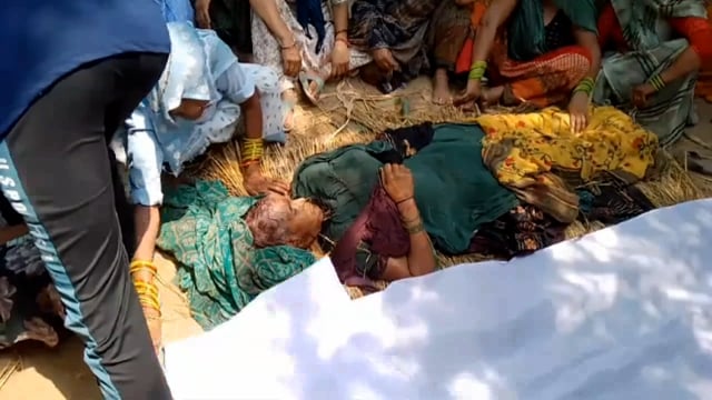 चारा कूटने की मशीन के पटा की चपेट में आकर महिला की हुई दर्दनाक मौत