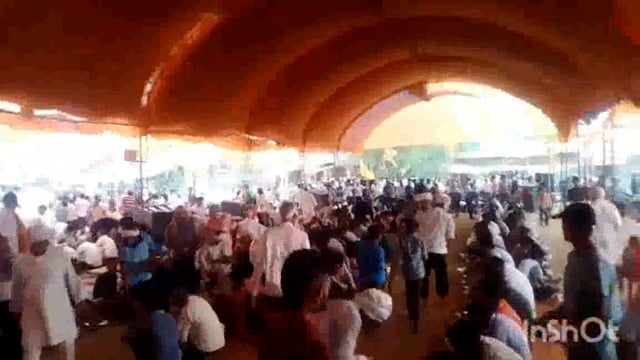 जाजम पट्टी हनुमान मंदिर पर श्रीमद् भागवत कथा समाप्त के उपलक्ष में किया गया भव्य भंडारा