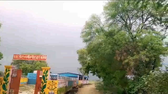 मांट क्षेत्र के पानीगांव में रविवार की शाम हुए बरसाती सुहावने मौसम का अद्भूत नजारा।