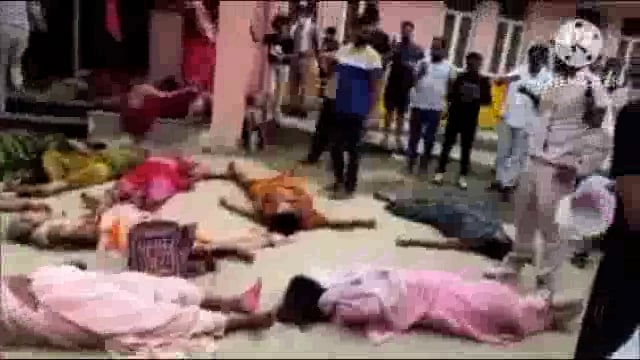 हाथरस में भोले बाबा के सत्संग में मची भगदड़, 27 लोगों की हुई मौत कई दर्जन  गायल।