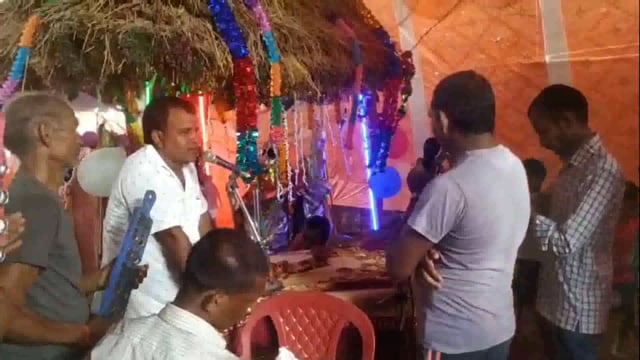 अखंड राम धुन संकीर्तन में उमड़ी श्रद्धालुओं की भीड़