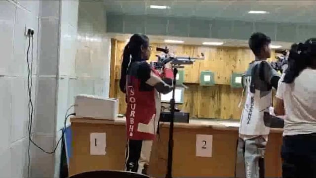 तलफरा की बहू शूटर मीनेश जुरेल ने सीनियर स्टेट एयर राइफल शूटिंग चैंपियंस में शानदार प्रदर्शन किया 