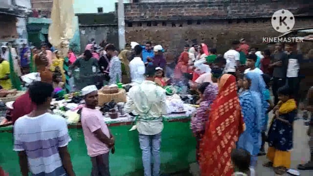 सिरदला में सप्तमी तारीख रविवार की शाम इमामबाड़े पर श्रद्धालुओं ने बांधा पैक