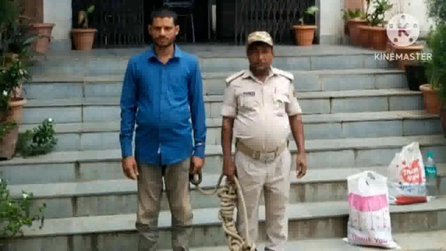 पुलिस ने अवैध बालू खनन मामले में एक आरोपी को किया गिरफ्तार भेजा न्यायालय