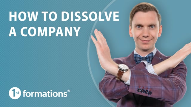 Thumbnail for video titled: How to dissolve a company