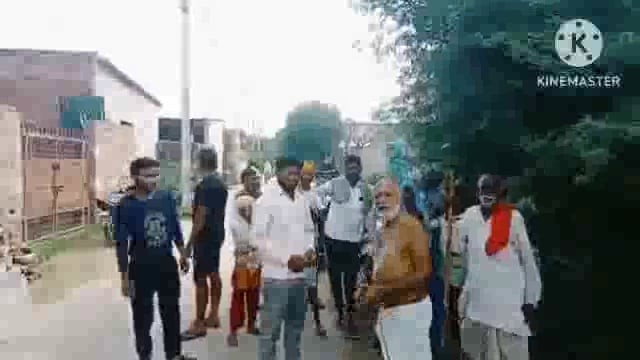 विद्युत खंबे में आ रहे करंट की चपेट में आने से भैंस की हुई मौत।