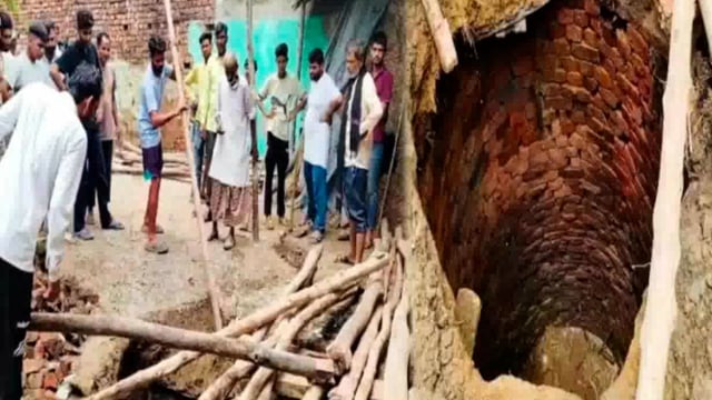 जैनपुर शटरिंग खोलने गए दो मजदूरों की लैट्रिन के गढ्ढे मै गिरने से हुई मौत! गांव में शोक का माहौल!