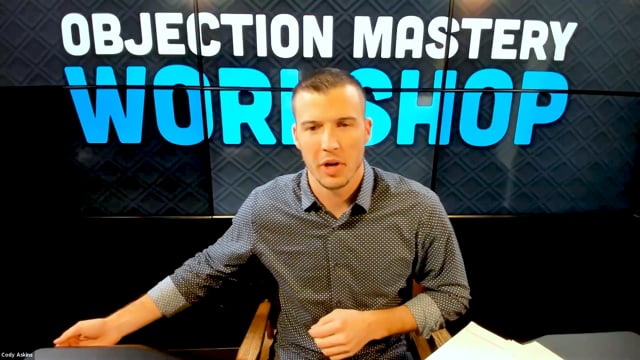 Objections Mastery Workshop - Part 1