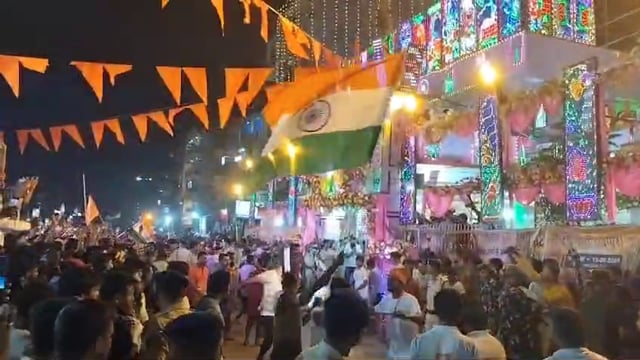 फुलवारी शरीफ में खप्पर डाली पूजा निकल गई हजारों की संख्या में श्रद्धालु मौजूद