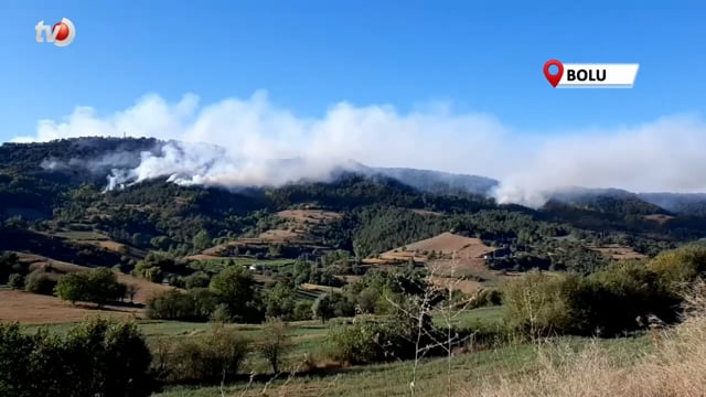 Bolu’daki Orman Yangını Devam Ediyor