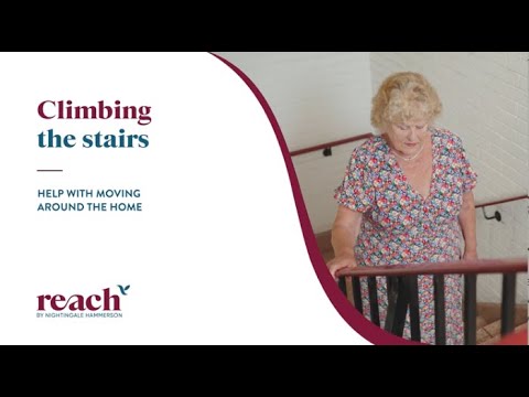 Climbing the stairs