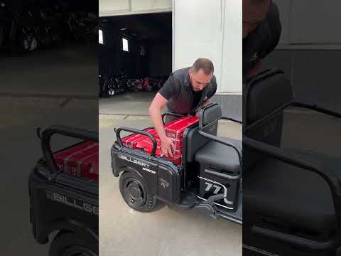 Електричний трицикл Billgery SPRINTER BS-72463 1000W 72V/23Ah, 3 місця, колеса 10", LED фари, сигналізація, кошик