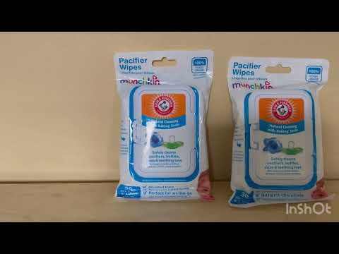 Munchkin Arm and Hammer Pacifier Wipes Ingredients and Reviews