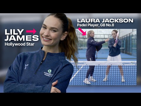 Lily James x LTA Padel