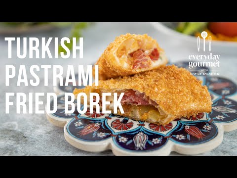 Everyday Gourmet – Turkish Pastrami Fried Borek recipe