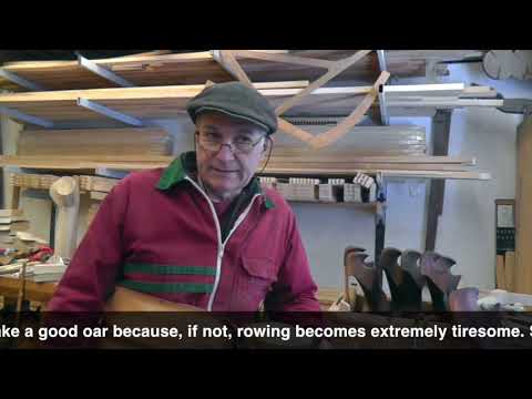 The art of making oarlocks for wooden boats